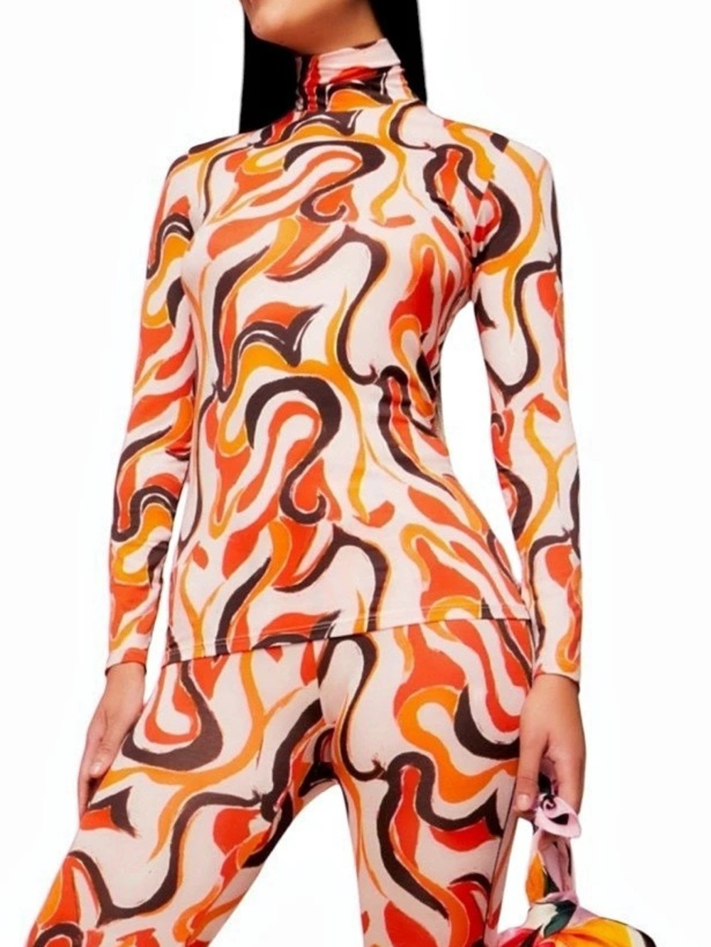 Marni x Uniqlo Abstract Long Sleeve Top